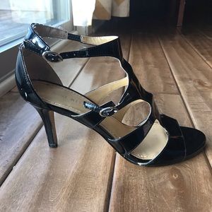 Nine West Strappy Black Heel